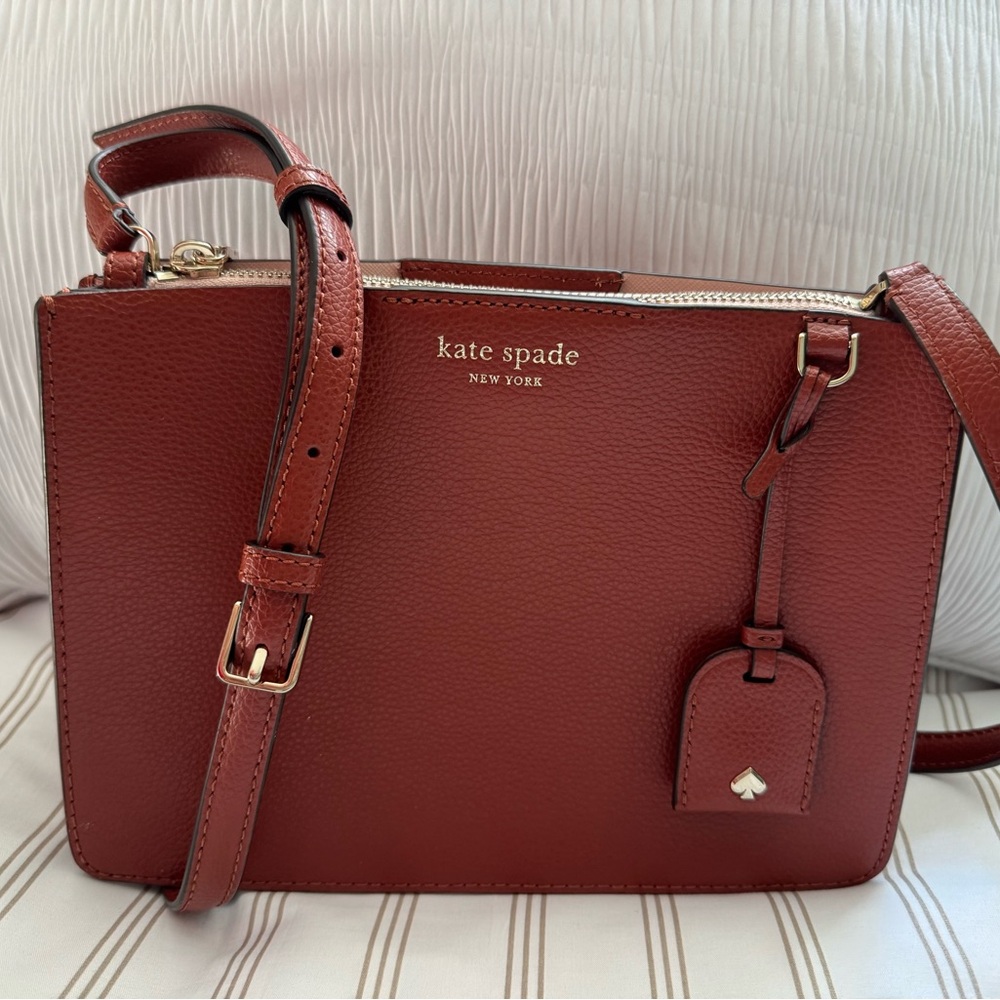 Kate Spade Rich Brown Leather Tote
